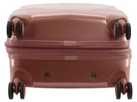 ELLE Koffer Diamond Spinner Trolley Gr. S Rose Gold
