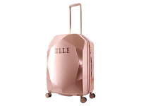 ELLE Koffer Diamond Spinner Trolley Gr. M Rose Gold