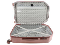ELLE Koffer Diamond Spinner Trolley Gr. M Rose Gold
