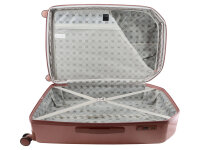 ELLE Koffer Diamond Spinner Trolley Gr. L Rose Gold