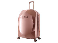 ELLE Koffer Diamond Spinner Trolley Gr. L Rose Gold