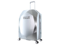 ELLE Koffer Diamond Spinner Trolley Gr. L Silver