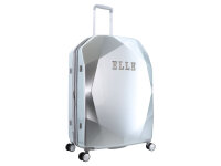 ELLE Koffer Diamond Spinner Trolley Gr. L Silver