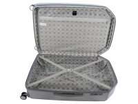 ELLE Koffer Diamond Spinner Trolley Gr. L Silver