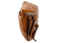 Hernan HB0406 Grossover Tasche mit Reißverschluss braun