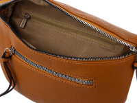 Hernan HB0406 Grossover Tasche mit Reißverschluss braun