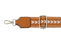 Hernan HB0406 Grossover Tasche mit Reißverschluss braun