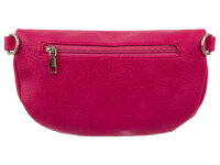 Hernan HB0406 Grossover Tasche mit Reißverschluss fuchsia