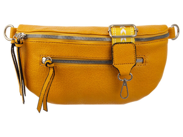 Hernan HB0406 Grossover Tasche mit Reißverschluss gelb