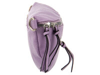 Hernan HB0406 Grossover Tasche mit Reißverschluss lila