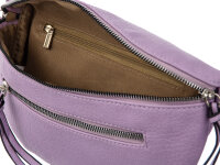 Hernan HB0406 Grossover Tasche mit Reißverschluss lila
