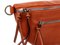 Hernan HB0406 Grossover Tasche mit Reißverschluss orange