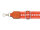 Hernan HB0406 Grossover Tasche mit Reißverschluss orange