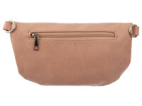 Hernan HB0406 Grossover Tasche mit Reißverschluss pink
