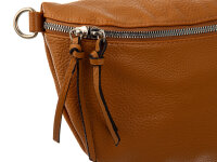 Hernan HB0399 Grossover Tasche mit Reißverschluss braun