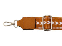 Hernan HB0399 Grossover Tasche mit Reißverschluss braun