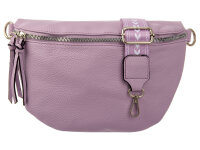 Hernan HB0399 Grossover Tasche mit Reißverschluss lila