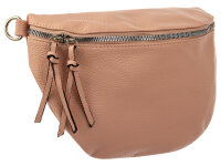 Hernan HB0399 Grossover Tasche mit Reißverschluss pink