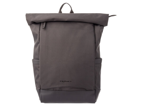 Franky RS91-F Rolltop Freizeitrucksack mit Laptopfach ca. 15" dark grey
