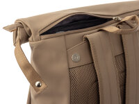 Franky RS91-F Rolltop Freizeitrucksack mit Laptopfach ca. 15" dark beige