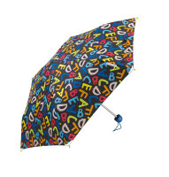 Ergobrella Kinderregenschirm mit reflektierenden Ecken ABC