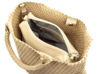 Prato LM Joyce S975-W Neopren Umhängeteasche Bag in Bag beige