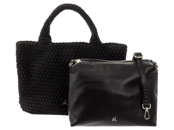 Prato LM Joyce S975-W Neopren Umhängeteasche Bag in Bag black