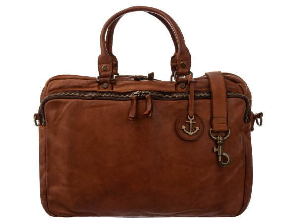 Harbour 2nd Jonathan Cool Casual Business Bag-Stle Laptoptasche Cognac
