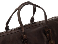 Harbour 2nd Jan Cool Casual Weekender-Stye Reisetasche Darkbrown