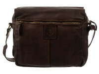 Harbour 2nd Funchal Crossbody-Style Cool Casual Umhängetasche Darkbrown