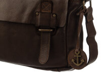 Harbour 2nd Funchal Crossbody-Style Cool Casual Umhängetasche Darkbrown