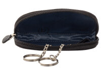 Bugatti ALDO Schlüsseletui abgerundet 49113001 Key case round schwarz