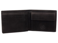 Bugatti ALDO Scheintasche 49113601 Querformat wallet with flip schwarz