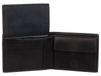 Bugatti ALDO Scheintasche 49113601 Querformat wallet with flip schwarz