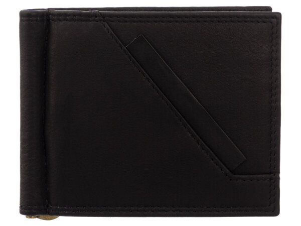 STEFANO Dollarclip mit Kartenfächern 475-018 schwarz