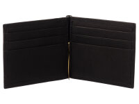 STEFANO Dollarclip mit Kartenfächern 475-018 schwarz