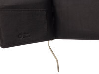 STEFANO Dollarclip 470-032 mit Kartenfächern und Münzfach schwarz