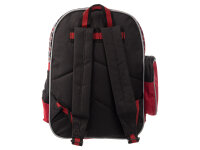 STEFANO 1702-29-60 Kinder Rucksack Rennauto kariert