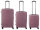 Franky PP14/19 Spinner 3er Set 55er/65er/75er mit TSA-Zahlenschloss Berry