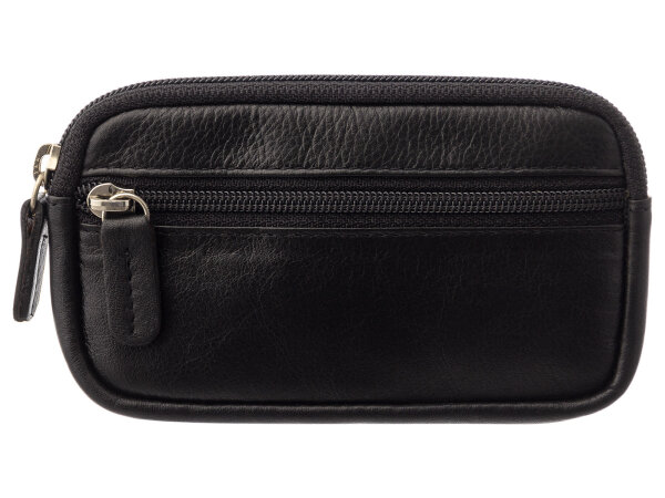 JS Schlüsseltasche C42223N Nappa-Leder Schlüsseletui schwarz