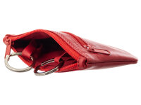 JS Schlüsseltasche C42224N Nappa-Leder Schlüsseletui rot