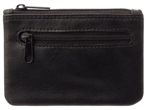 JS Schlüsseltasche C42224N Nappa-Leder Schlüsseletui schwarz