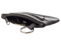 JS Schlüsseltasche C42224N Nappa-Leder Schlüsseletui schwarz
