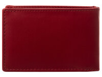 Bugatti ALDO Scheintasche 49113701 Querformat wallet with flip schwarz rot
