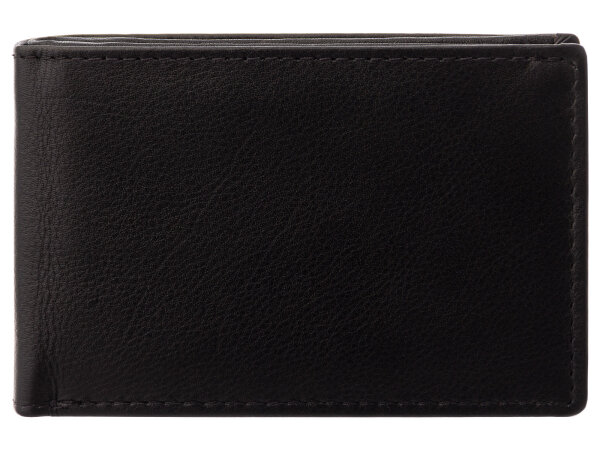 Bugatti ALDO Scheintasche 49113701 Querformat wallet with flip schwarz schwarz