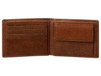 Prato A52 Scheinbörse Querformat cognac RFID Blocker