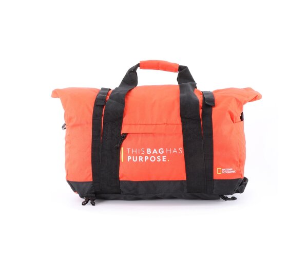 National Geographic Pathway Foldable Duffel Bag S Reisetasche Orange