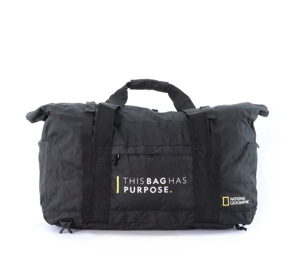 National Geographic Pathway Foldable Duffel Bag M Reisetasche Black
