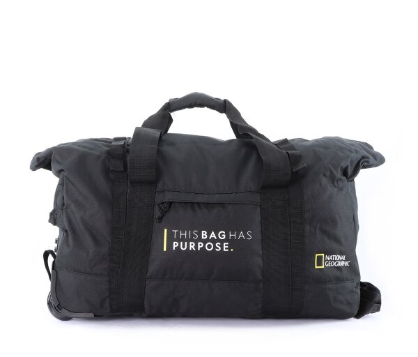 National Geographic Pathway Foldable Wheel Bag S Rollenreisetasche Black