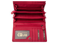 JS Überschlag-Börse RFID BX-835N wallet Querformat fuchsia